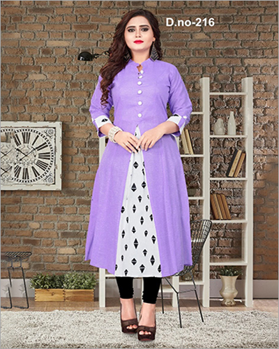 Designer Crepe Kurti - Crepe, Sizes Xl, M, L, Available In Vibrant Colors | Washable, Perfect For All Seasons: Summer, Winter, Rainy, Spring, Ideal For Party Wear