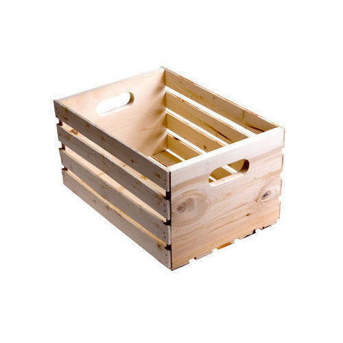 Brown Handmade Wooden Crate