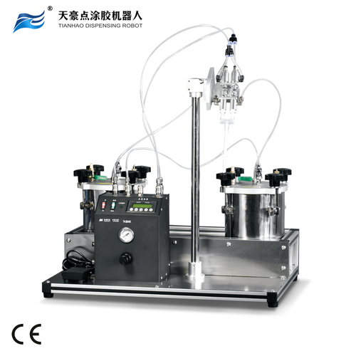 As Picture 2 Component  Automatic Glue Dispenser Epoxy Resin Hardener Dispensing Equipment Th-2004Ab1