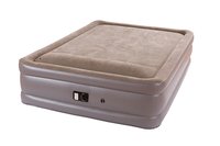 Memory Tape Pillow Double deck Airbed, built -in electric pump, Bed Height 18