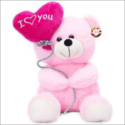 Available In Multicolor Heart Balloon Teddy Bear Toy