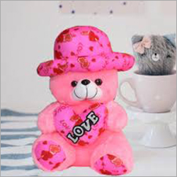 D Cap Teddy Bear - Poly Fiber Stuffed Toy Different Sizes Available Available in Vibrant Colors - Ideal for Gifting Adorable Bear Design