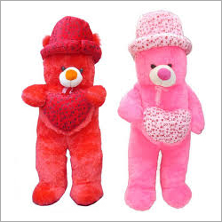 Stuffed Teddy Bear - Poly Fiber, Available in Various Sizes and Colors, Ideal for Gifting
