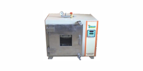 Vacuum Oven - 12 x 12 x 16 Inch, Stainless Steel 304, Dual Digital PID Temp. Control, High Grade Insulation, Max Temp. 200 Deg C, 38 LTR Capacity, 1750 Watts