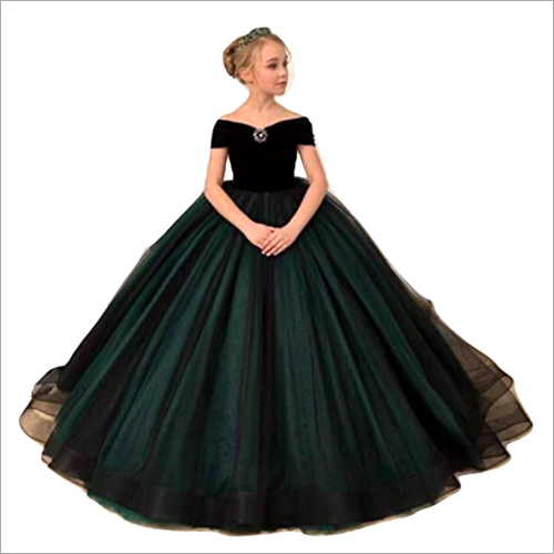Available In Multicolour Girls Evening Ball Gown