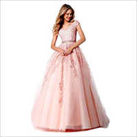 Ladies Party Wear Ball Gown