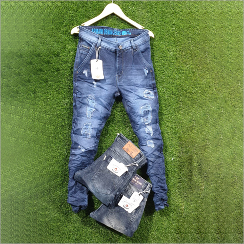 Mens Ripped Slim Fit Jeans