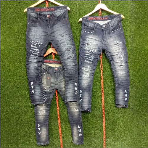 Mens Fancy Ripped Casual Jeans Age Group: <16 Years