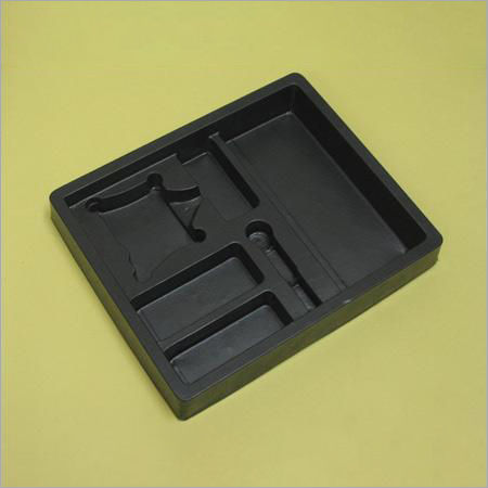 Available In Different Color Vacuum Formed Black Hips Tray