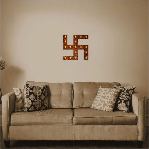 Electric Swastik Wall Frame Lamp