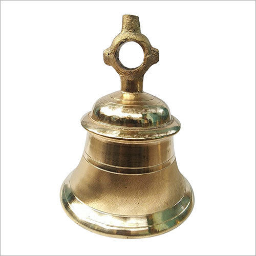 Golden Brass Temple Bell