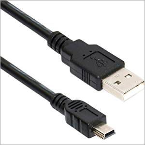 Black V3I Mobile Charger Cable