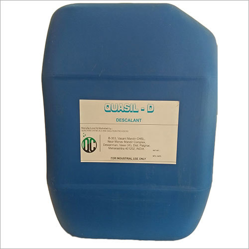 Quasil-D Descalant Chemical - Industrial Grade Liquid Acidic Base with Corrosion Inhibitor | 99.7% Purity Non-Hazardous Rapidly Dissolves Scales Ideal for Cooling Towers and Boilers
