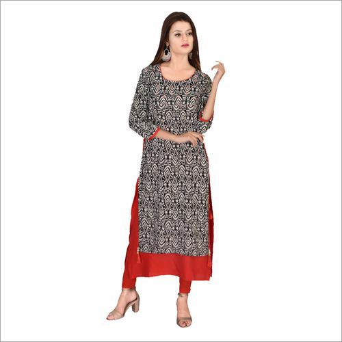 Available In Multicolour Ladies Printed Kurti