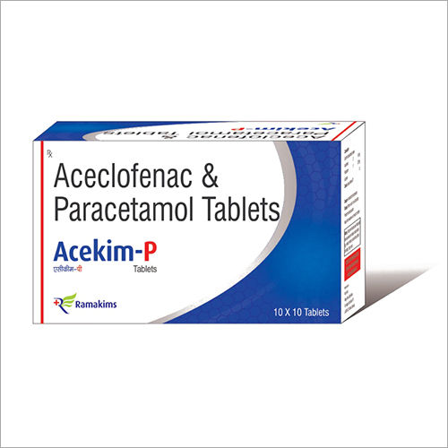 Aceclofenac And Paracetamol Tablets General Medicines