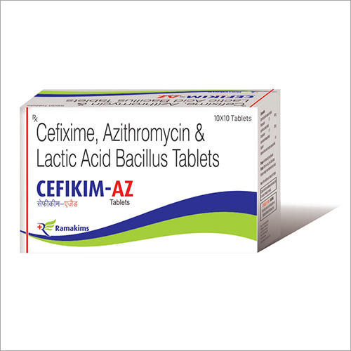 Cefixime - Azithromycin And Lactic Acid Bacillus Tablets