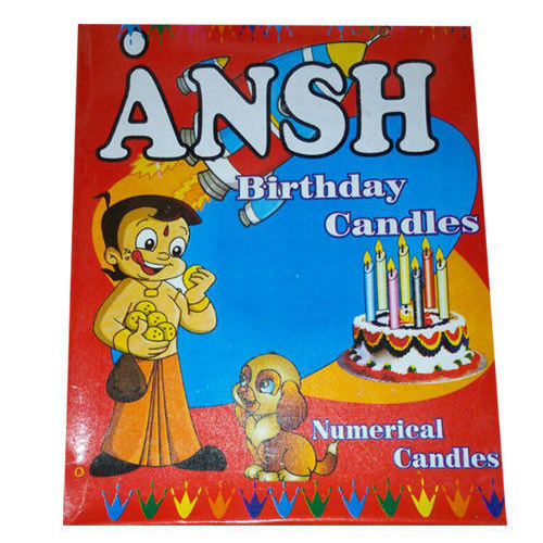 Colored Birthday Numerical Candle Size: Available In Differenet Size