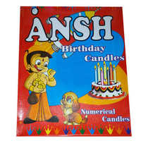 Colored Birthday Numerical Candle - Wax, Various Sizes Available , Long Lasting Light, Non-slip Design, Cartoon Packaging In Multiple Color Shades