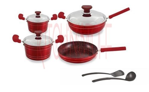Mira Bella Complete 9-Piece Cooking Set - Color: As Per Requirement