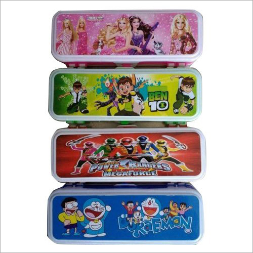 Kids Plastic Pencil Box - Available in Various Sizes | Easy to Use, Educational Purpose
