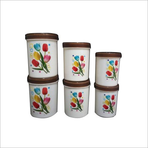 Multicolor Plastic Household Container