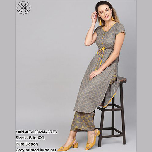 Pure Cotton Printed Kurta Set