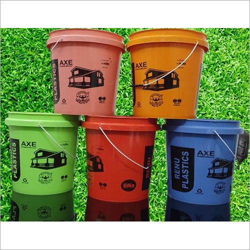 Multicolor Unbreakable Plastic Bucket