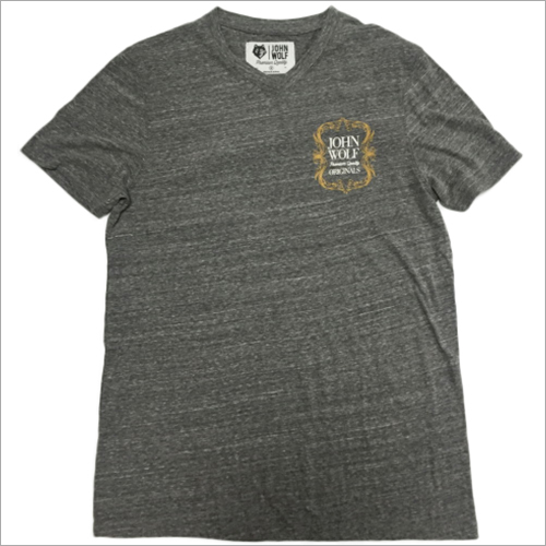 Unisex Grey Printed T-Shirts