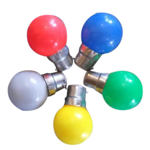 0.5W Multi-Colour Night LED Bulb - Round Shape, Ideal for Home and Office Use