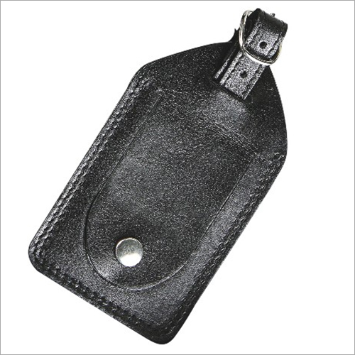 Buff DDDM with Edge Inking & False Stitch Luggage Tag