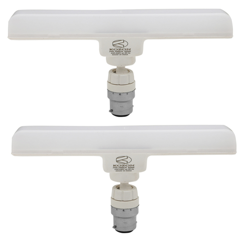 10w T Bulb - Aluminum T Shape Cool Daylight 120 Lumens | 2 Years Warranty 90-300V Input Perfect for Home and Offices