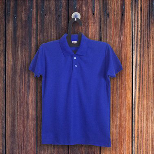 Available In Multicolour Mens Plain Collar T Shirt