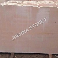Plain Natural Bansi Paharpur Pink Stone
