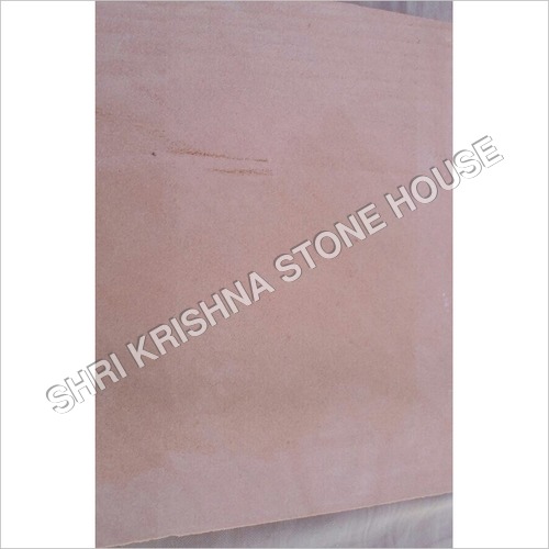 Rectangular Plain Bansi Paharpur Pink Stone