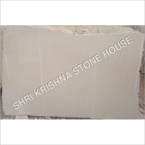 Natural Non Polished Dholpur White Stone