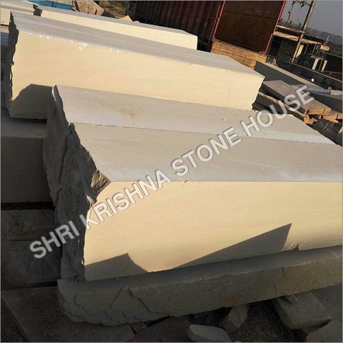 Glossy Gwalior White Curve Stone