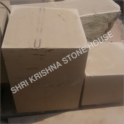 Natural Plain Gwalior White Curve Stone