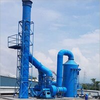 Packed Bed Scrubber - FRP & Thermoset Plastic, Cylindrical Design | 90-99% Efficiency, Air Pollution Control, Neutralizes Pollutants & Odors