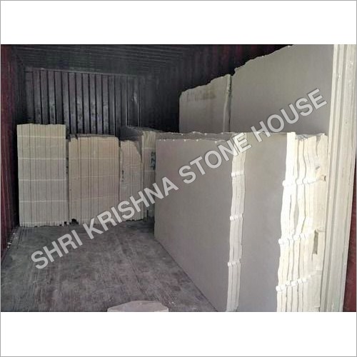 Non Polished Crack Resistance Gwalior White Stone