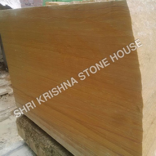 Natrual Jaisalmer Yellow Teak Wood and Rainbow Stone