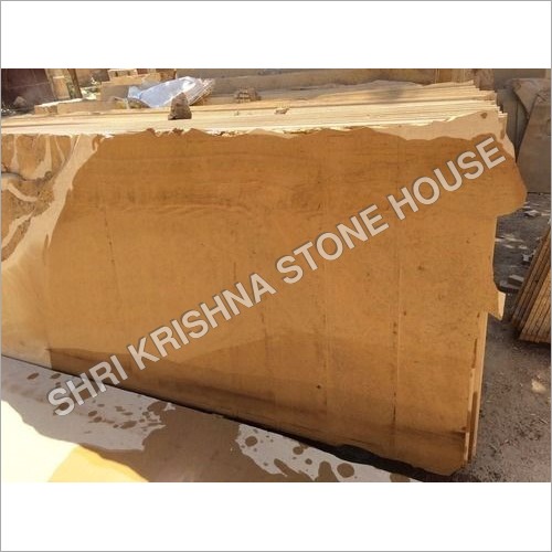 Plain Natural Jaisalmer Yellow Teak Wood and Rainbow Stone