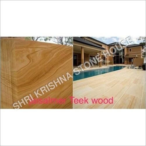 Jaisalmer Yellow Teak Wood and Rainbow Stone