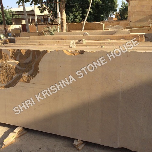 Solid Plain Katni Yellow Color Stone