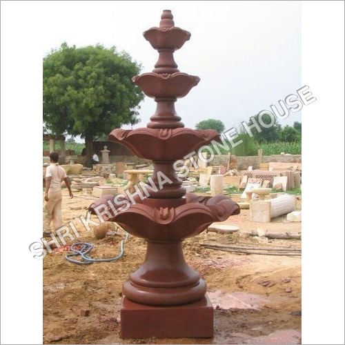 Polished Modern Look Natural Stone Fountain