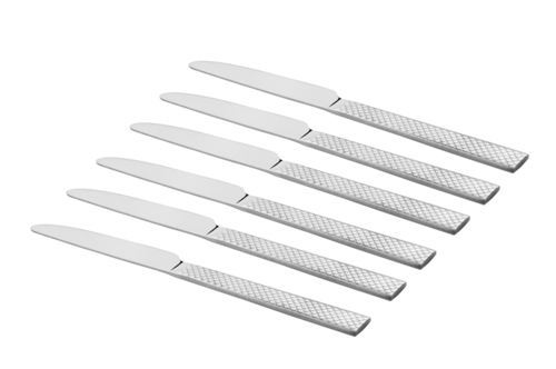 Silver Eon Stainless Steel Dinner Knife 6 Pcs