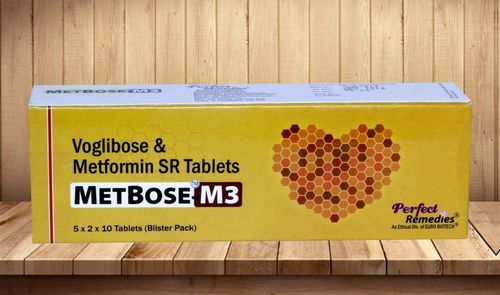 Voglibose 0.3 mg & Metformin 500 mg (SR)