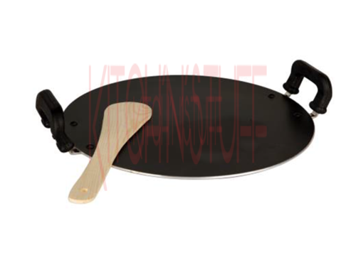 Nonstick Circular Griddle Pan - Color: As Per Requirement