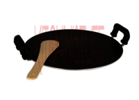 Nonstick Circular Griddle Pan - Color: As Per Requirement