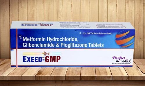 Metformin-500 mg, Glibenclamide 5 mg & Pioglitazone 15 mg