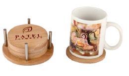 Decorative Coaster Set of 6 Plates
